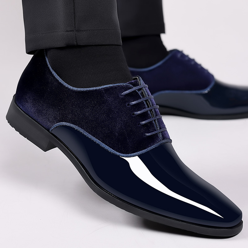 Men Formal Wear Fashion - メンズレザーレースアップシューズ,フォーマルフォーマルシューズ,ビジネスシューズ,オフィスワークシューズ,メンズファッション,ウェディングオックスフォード,新品