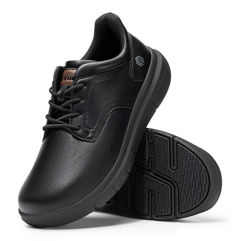 Men Formal Wear Shoes - ItVille メンズ ワイド幅 レザー スリップオン カジュアル