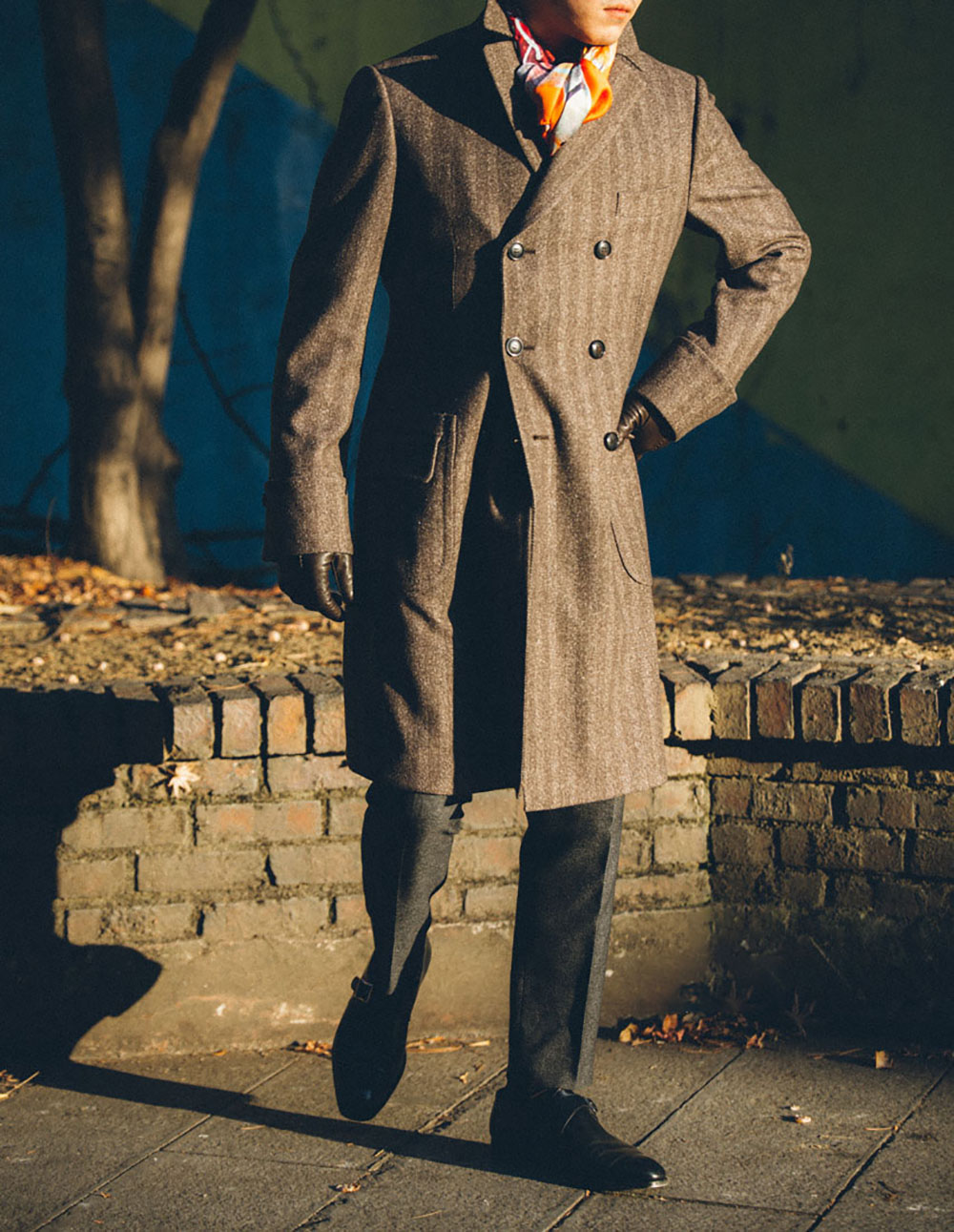 ヴィンテージウールブレンドヘリンボーンコート男性用カスタマイ - Men'S Vintage Formal Wear のレビューと価格