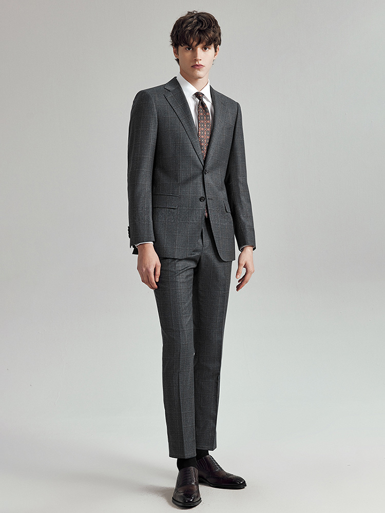 メンズ100%ウールスーツ スリムフィット 夏 フォーマル  - Men Formal Wear Fashion のレビューと価格