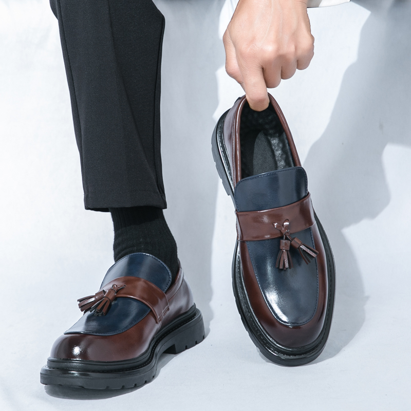 ファッションブランド メンズ ノンスリップ カジュアル レザ - Men Formal Wear Fashion のレビューと価格