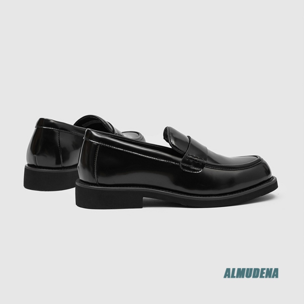 メンズファッション ラウンドトゥ ローファー ローヒール フ - Men'S Formal Party Wear Shoes のレビューと価格