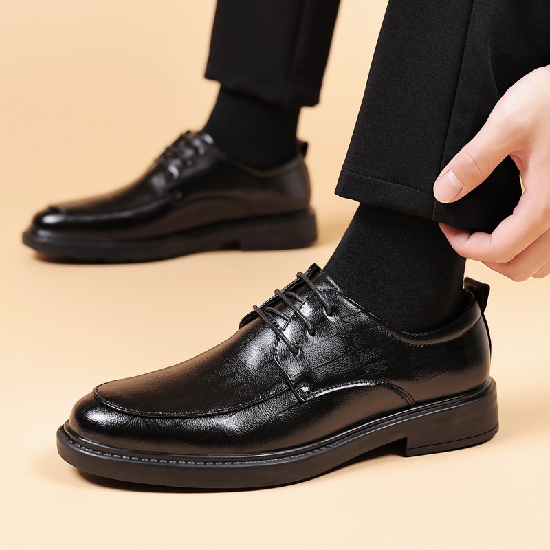 男性用プラットフォームドレスシューズ男性用ダービーフォーマル - Men'S Formal Party Wear Shoes のレビューと価格