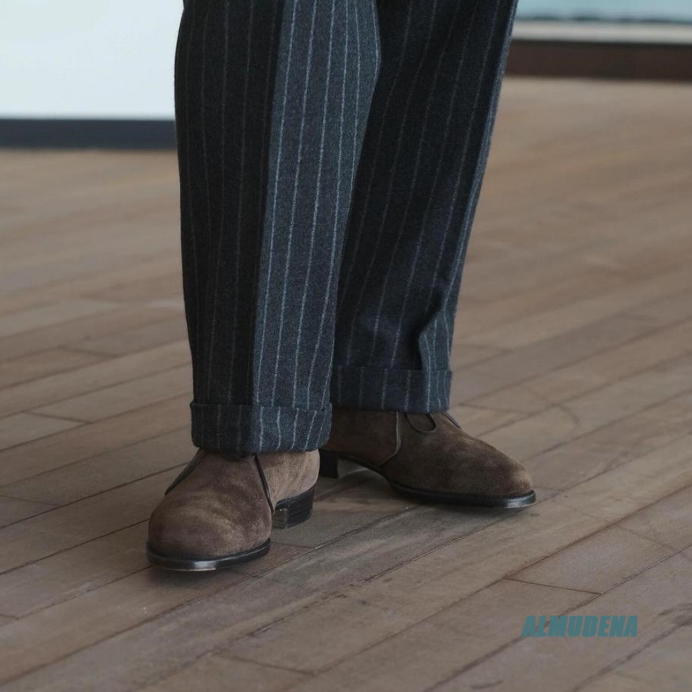 ストリートスタイルメンズアンクルブーツコーヒーブラウンスエー - Men'S Formal Style のレビューと価格