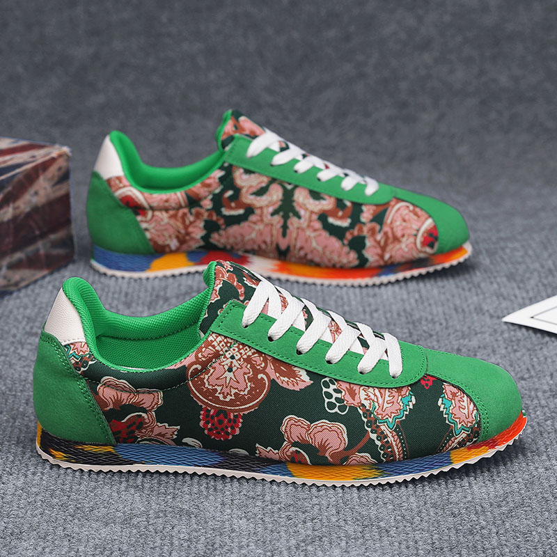 古い竹生地のメンズシューズ,花の刺embroideryが施さ - Men Formal Wear Shoes のレビューと価格