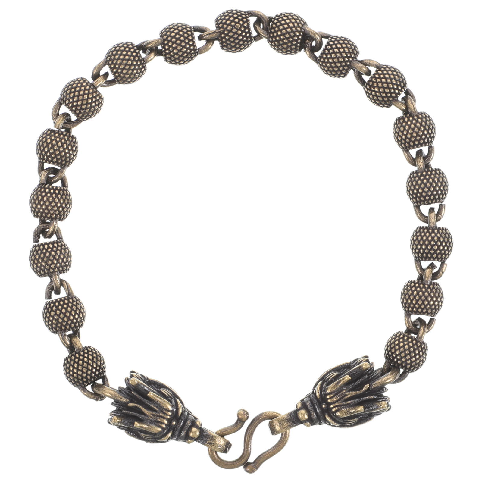銅製ドラゴンヘッドブレスレット ヴィンテージ ハンドメイド  - Men'S Formal Wear Jewelry のレビューと価格