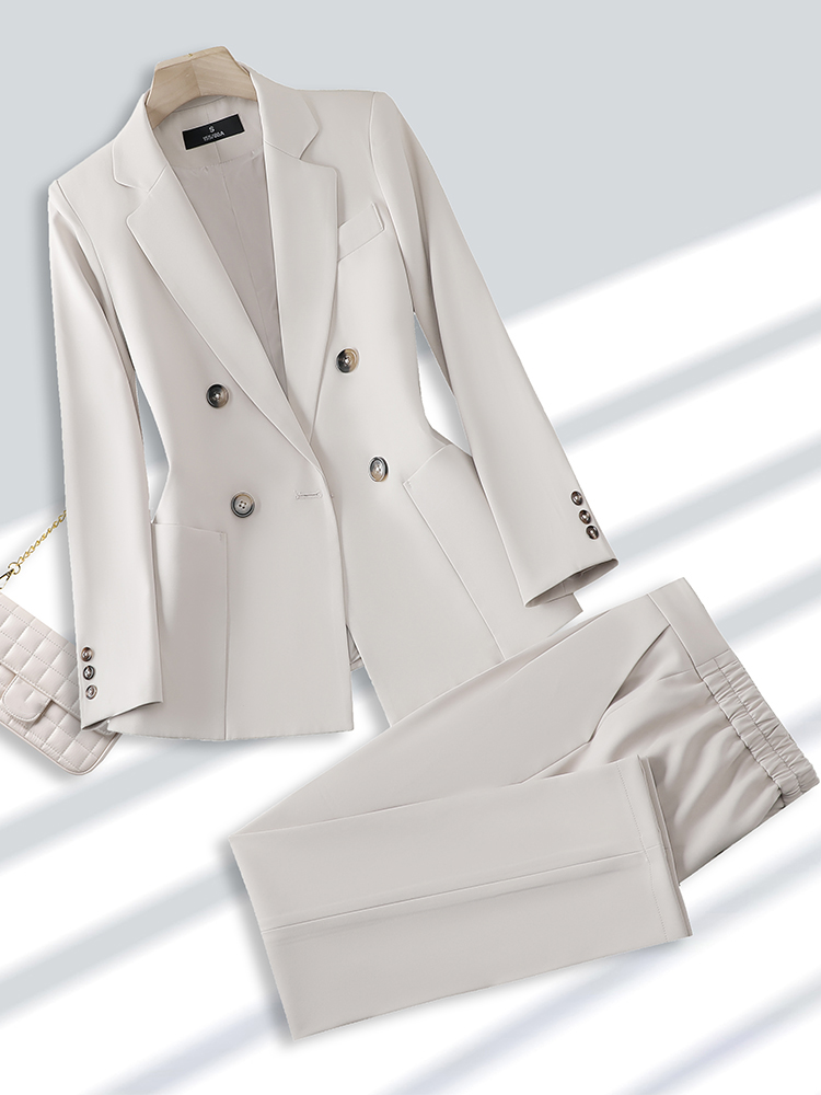女性のためのブレザーとズボンのスーツ、オフィス、ビジネス、仕 - Men Formal Wear Fashion のレビューと価格