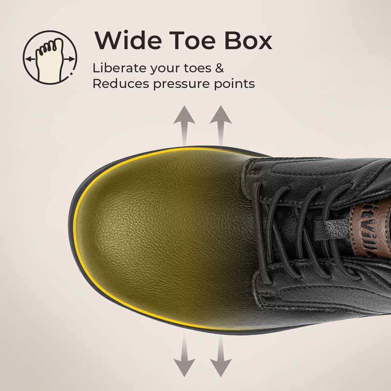 ItVille メンズ ワイド幅 レザー スリップオン カジ - Men Formal Wear Shoes のレビューと価格
