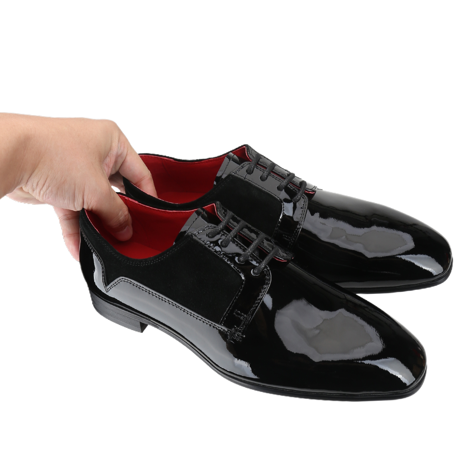 ピエルギタール イタリアの高級ブランド ブラックパテントレザ - Men'S Formal Party Wear Shoes のレビューと価格