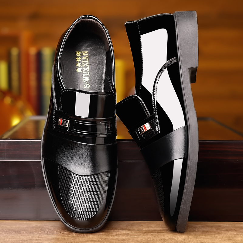 メンズフォーマルレザーシューズ、カジュアルビジネス、滑り止め - Men Formal Wear Shoes のレビューと価格