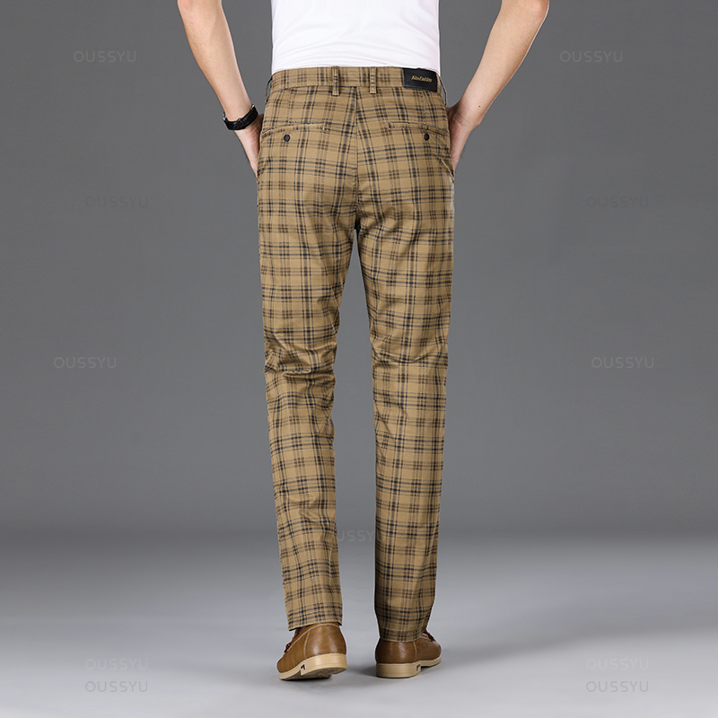 Pousyu-男性用のクラシックなビジネスパンツ,高品質のブ - Men'S Formal Style のレビューと価格